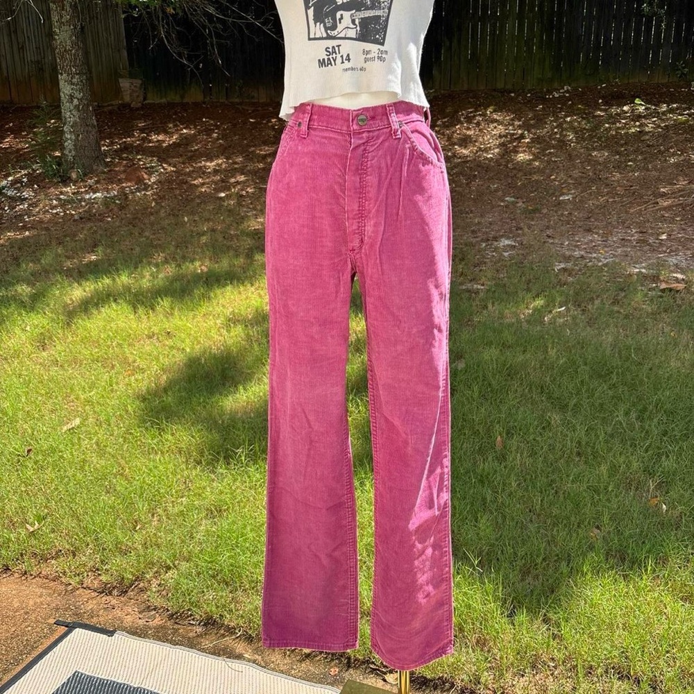 90s vintage Wrangler pink corduroy pants 🌷